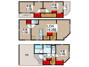 Kolet新柴又の物件間取画像